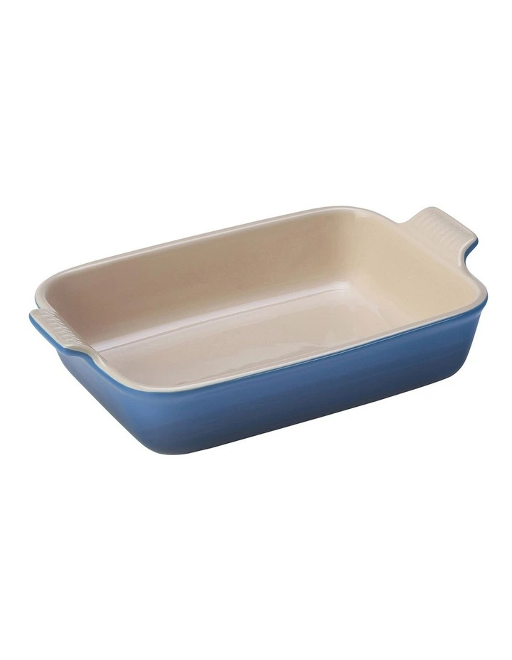 Le Creuset Heritage Deep Rectangle Dish 26cm Marseille Bleu 3 Le Creuset Heritage Deep Rectangle Dish 26cm Marseille Bleu