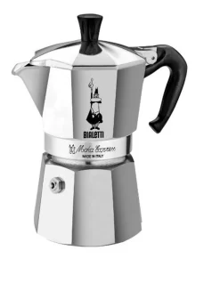 Bialetti Moka Express Coffee Pot Silver