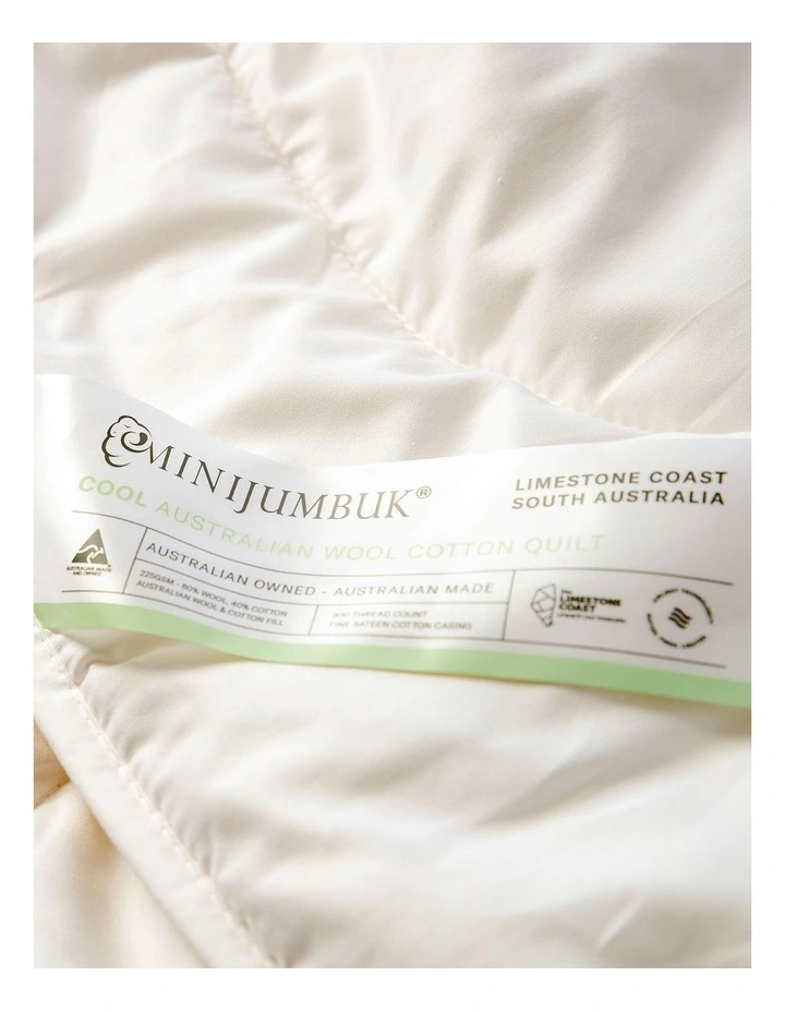 Cool Australian Wool Cotton Quilt 7 Cool Australian Wool Cotton Quilt - Image 5