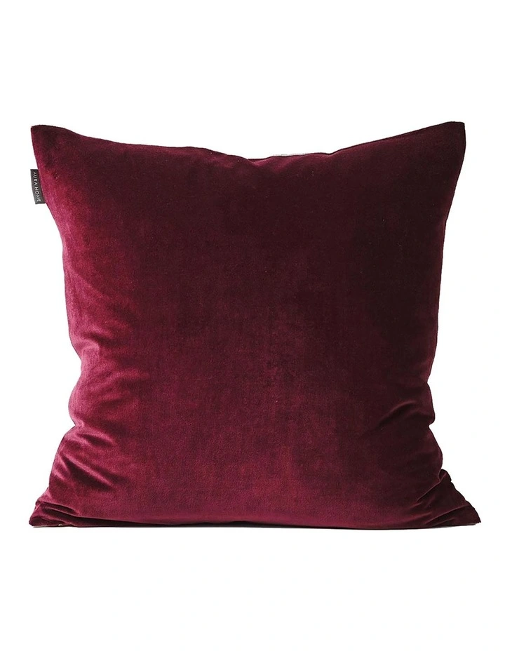 Luxury Velvet Cushion Merlot 3 Luxury Velvet Cushion Merlot