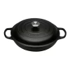 Le Creuset Signature 30cm Cast Iron Shallow Casserole Black 2 Le Creuset Signature 30cm Cast Iron Shallow Casserole Black -Household Items Shop 379725130 1 720x928