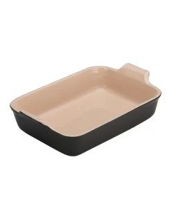 Le Creuset 32cm Heritage Rectangular Dish Black
