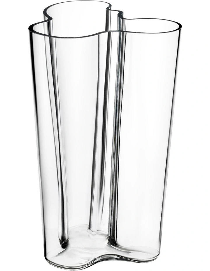 Iittala Alvar Aalto 25.1cm Glass Vase Clear 3 Iittala Alvar Aalto 25.1cm Glass Vase Clear