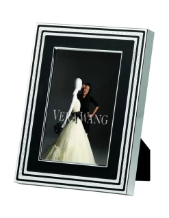 Wedgwood Vera Wang With Love 4x6" Photo Frame Black Noir