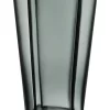 Iittala Alvar Aalto 22cm Glass Vase Grey