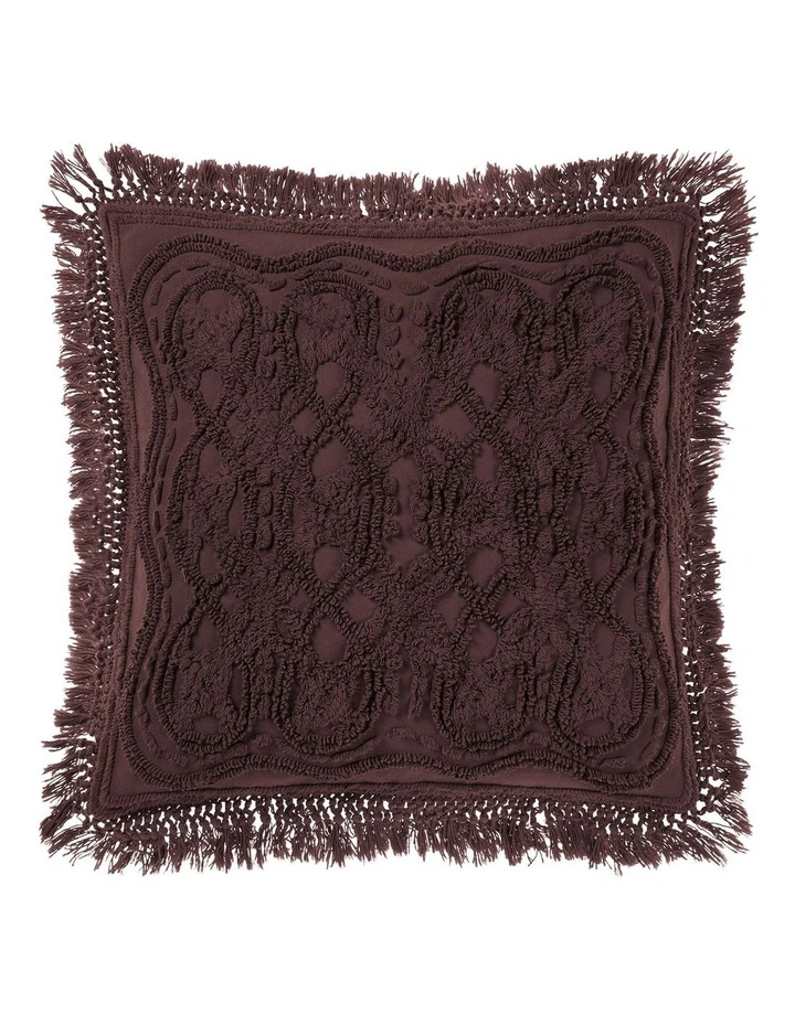 Linen House Somers European Pillow Case Espresso 4 Linen House Somers European Pillow Case Espresso - Image 2