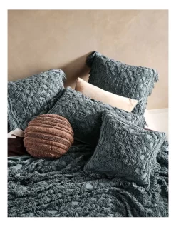 Linen House Somers European Pillow Case Petrol -Household Items Shop 581516830 841918870 3 720x928