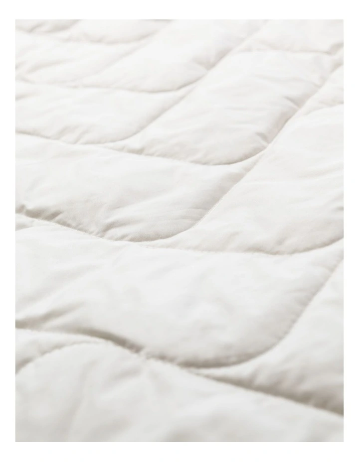 Sleep Cool Wool/Cotton Mattress Protector White 6 Sleep Cool Wool/Cotton Mattress Protector White - Image 4