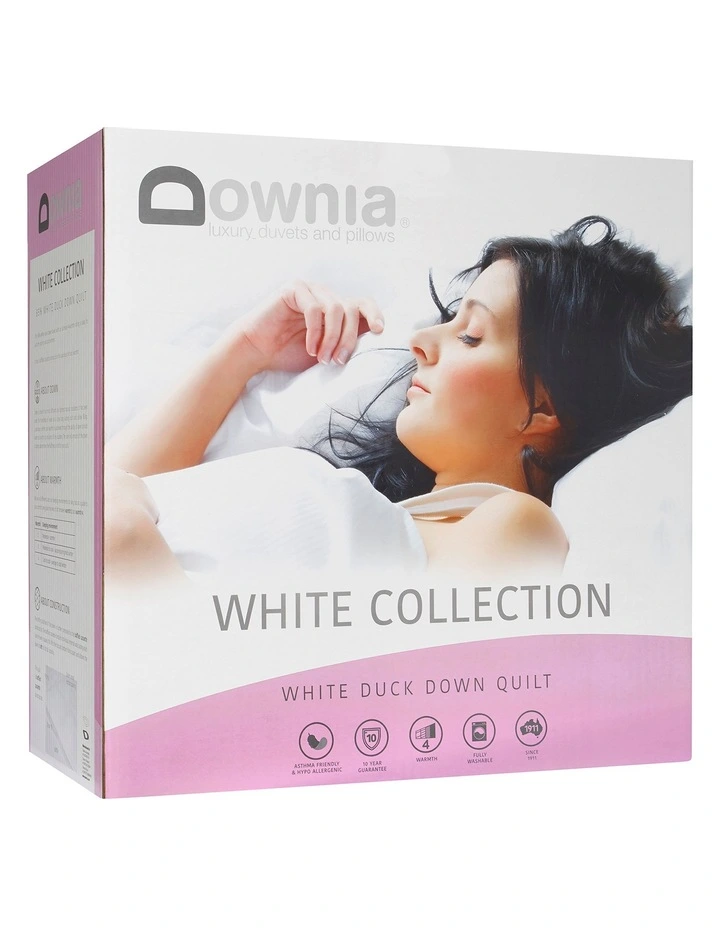 'White Collection' 85/15 White Duck Down & Feather Quilt 4 'White Collection' 85/15 White Duck Down & Feather Quilt - Image 2
