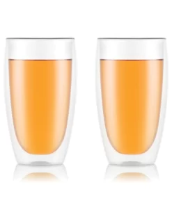 Bodum Pavina Double Wall Glasses, Set Of 2, 450ml