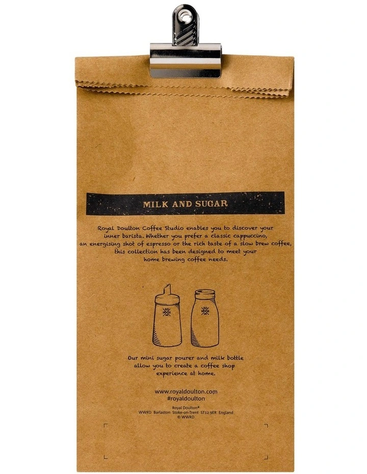 Royal Doulton Coffee Studio 112ml Sugar & Milk Set 5 Royal Doulton Coffee Studio 112ml Sugar & Milk Set - Image 3