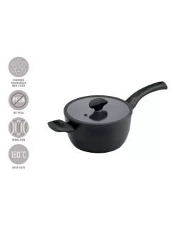 Per Salute Nonstick Induction Covered Saucepan 20cm/2.9L Black -Household Items Shop 630706960 3 2 720x928