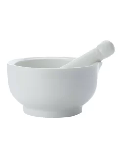 Maxwell & Williams Basics 7cm Mortar & Pestle Gift Boxed White