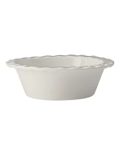 Maxwell & Williams 12.5x4cm Mini Fluted Pie Dish White