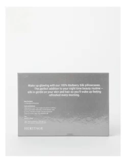 Heritage Luxe Silk Pillowcase In Silver 8 Heritage Luxe Silk Pillowcase In Silver -Household Items Shop 653987980 653985820 3 4 720x928