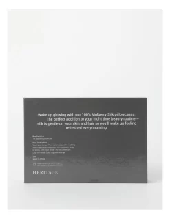 Heritage Luxe Silk Pillowcase In Charc -Household Items Shop 653987980 781449040 3 2 720x928