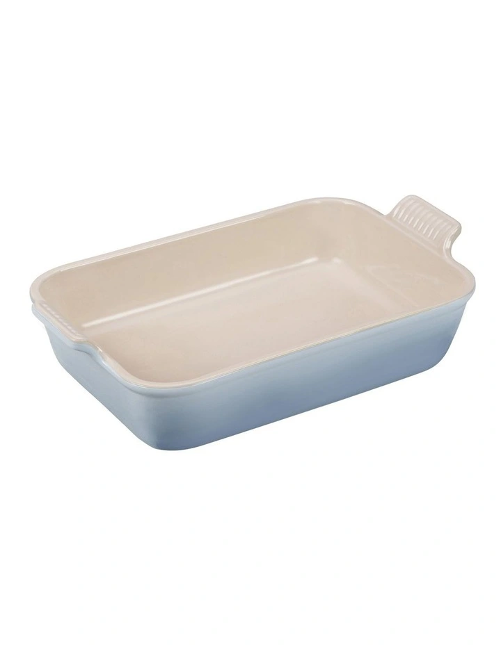 Le Creuset Heritage 26cm Rectangular Dish Blue 3 Le Creuset Heritage 26cm Rectangular Dish Blue