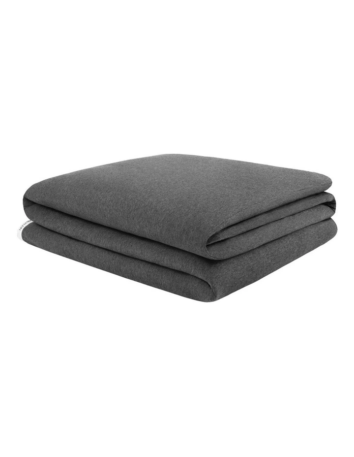 Calvin Klein Classic Modern Cotton Quilt Cover In Charcoal 4 Calvin Klein Classic Modern Cotton Quilt Cover In Charcoal - Image 2