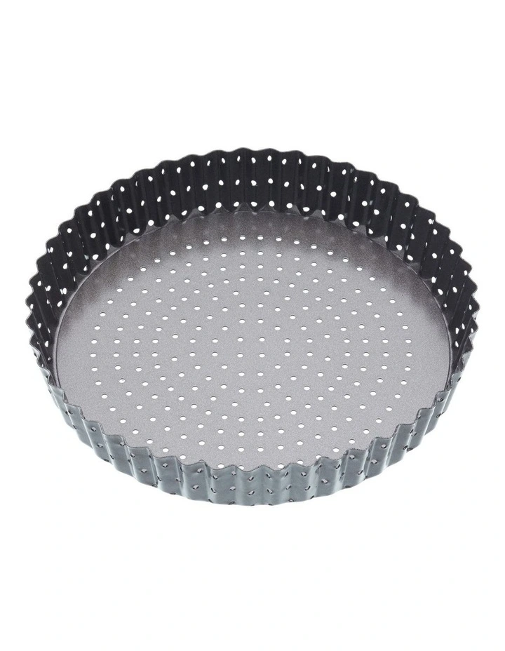 Crusty Bake 25cm Loose Base Round Flan/Quiche Pan Carbon 3 Crusty Bake 25cm Loose Base Round Flan/Quiche Pan Carbon