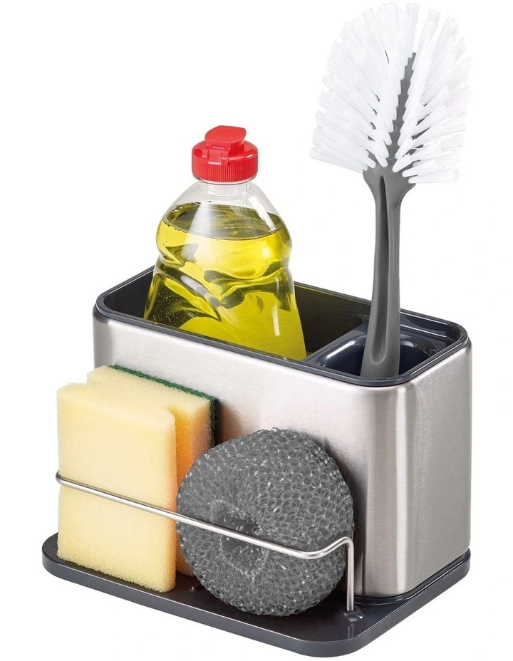 Joseph Joseph Surface Stainless Steel Sink Tidy Grey 4 Joseph Joseph Surface Stainless Steel Sink Tidy Grey - Image 2