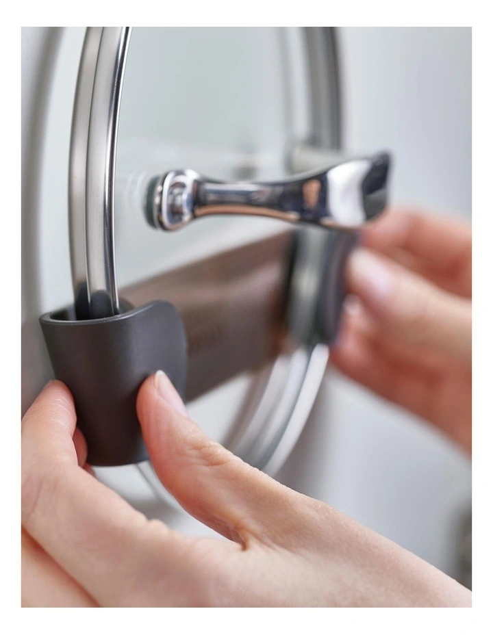 Joseph Joseph Set Of 4 Cupboard Pan Lid Holders Black 5 Joseph Joseph Set Of 4 Cupboard Pan Lid Holders Black - Image 3