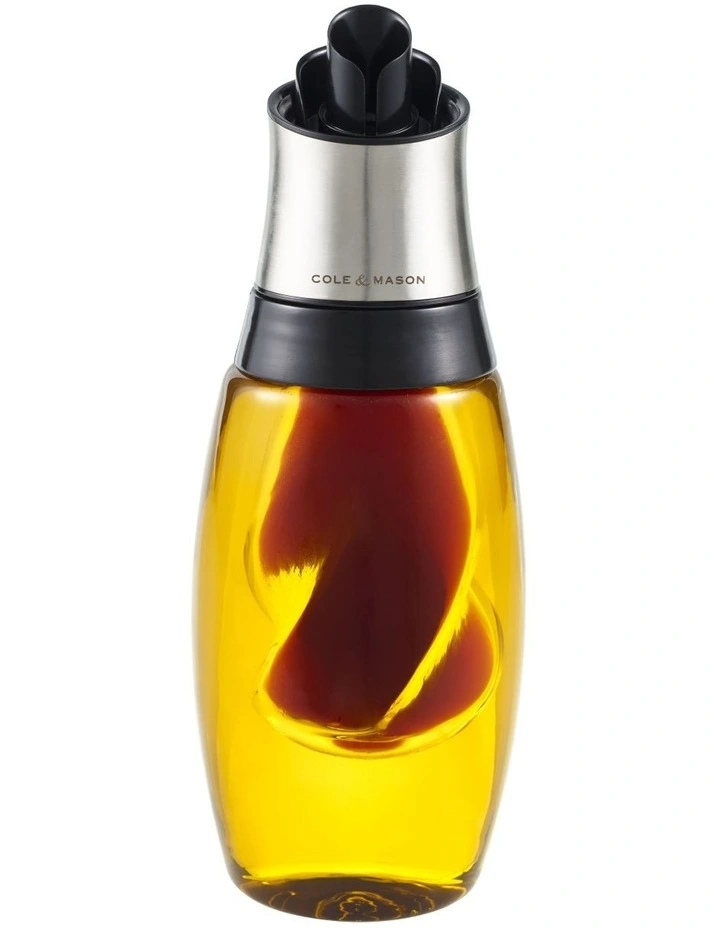 Cole & Mason Oil & Vinegar Duo Pourer/Black 3 Cole & Mason Oil & Vinegar Duo Pourer/Black