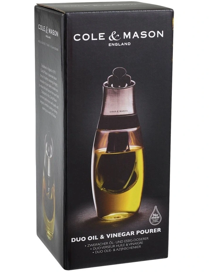 Cole & Mason Oil & Vinegar Duo Pourer/Black 5 Cole & Mason Oil & Vinegar Duo Pourer/Black - Image 3