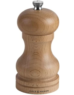 Cole & Mason Capstan Pepper Mill Beechwood