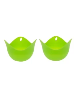 2Pc Silicone Poach Cups Set