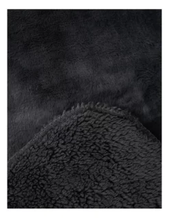 Heritage Reversible Sherpa Blanket Charcoal 9 Heritage Reversible Sherpa Blanket Charcoal -Household Items Shop 749223640 749223190 4 720x928