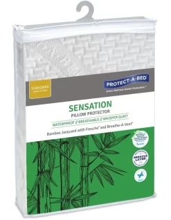 Sensation Bamboo Jacquard Waterproof Pillow Protector