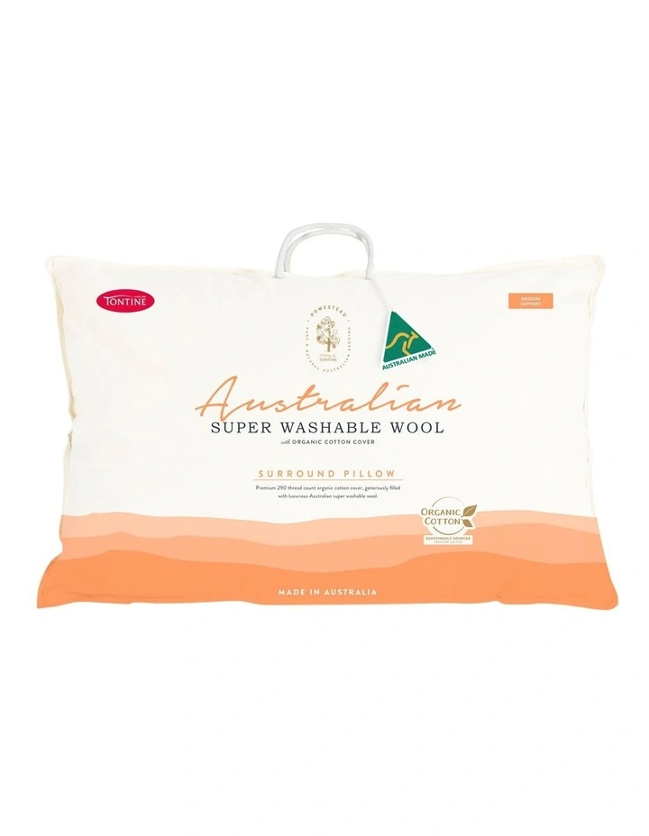 Homestead Australian Super Washable Wool Pillow 3 Homestead Australian Super Washable Wool Pillow
