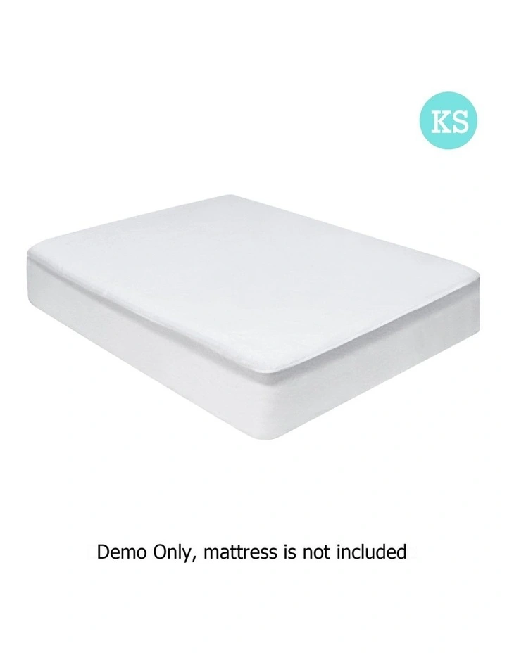 King Single Size Waterproof Bamboo Mattress Protector 3 King Single Size Waterproof Bamboo Mattress Protector
