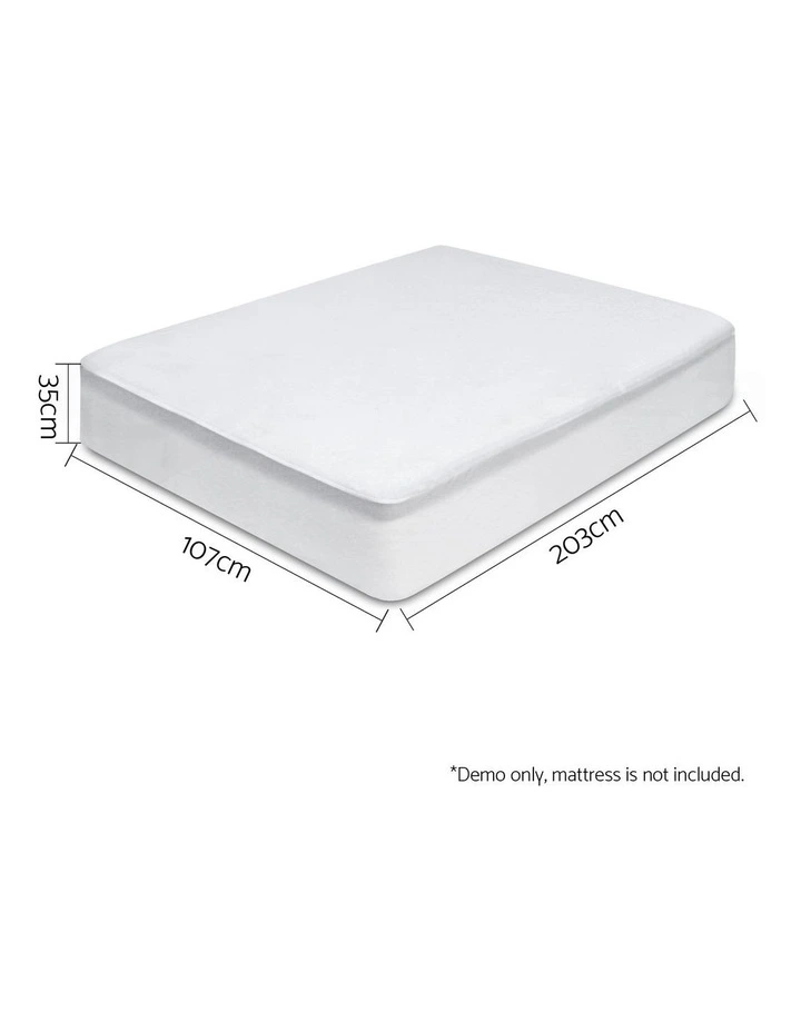 King Single Size Waterproof Bamboo Mattress Protector 4 King Single Size Waterproof Bamboo Mattress Protector - Image 2