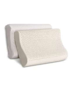 Set Of 2 Natural Latex Pillow