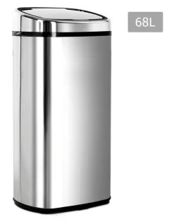 68L Stainless Steel Motion Sensor Rubbish Bin