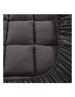 Bamboo Charcoal Pillowtop Mattress Topper Protector Cover Double -Household Items Shop 758115010 4 720x928