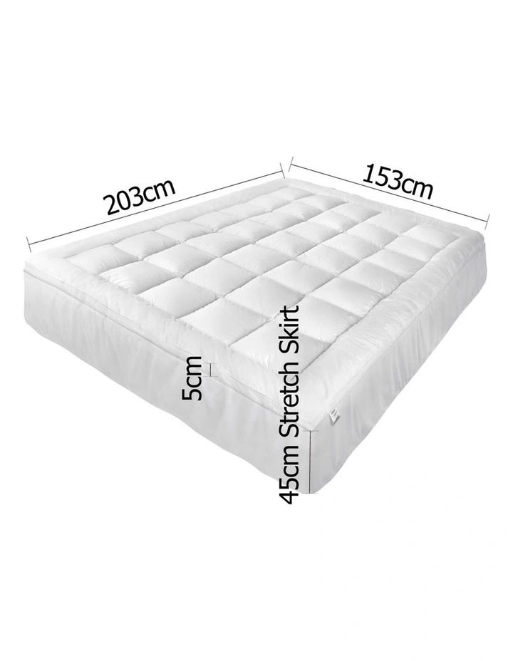 Giselle Bedding Queen Size Memory Resistant Mattress Topper 4 Giselle Bedding Queen Size Memory Resistant Mattress Topper - Image 2