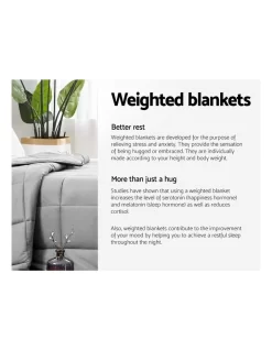 Cotton Weighted Gravity Blanket 7KG Deep Relax Calming Adult 10 Cotton Weighted Gravity Blanket 7KG Deep Relax Calming Adult -Household Items Shop 758133010 4 720x928