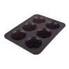 Silicone 6-Cup Jumbo Muffin Pan Charcoal -Household Items Shop 761532400 1 720x928