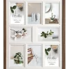 Profile Deluxe 16x20"/4x6" (8 Photos) Timber Photo Frame Chestnut 2 Profile Deluxe 16x20"/4x6" (8 Photos) Timber Photo Frame Chestnut -Household Items Shop 767383570 1 2 720x928