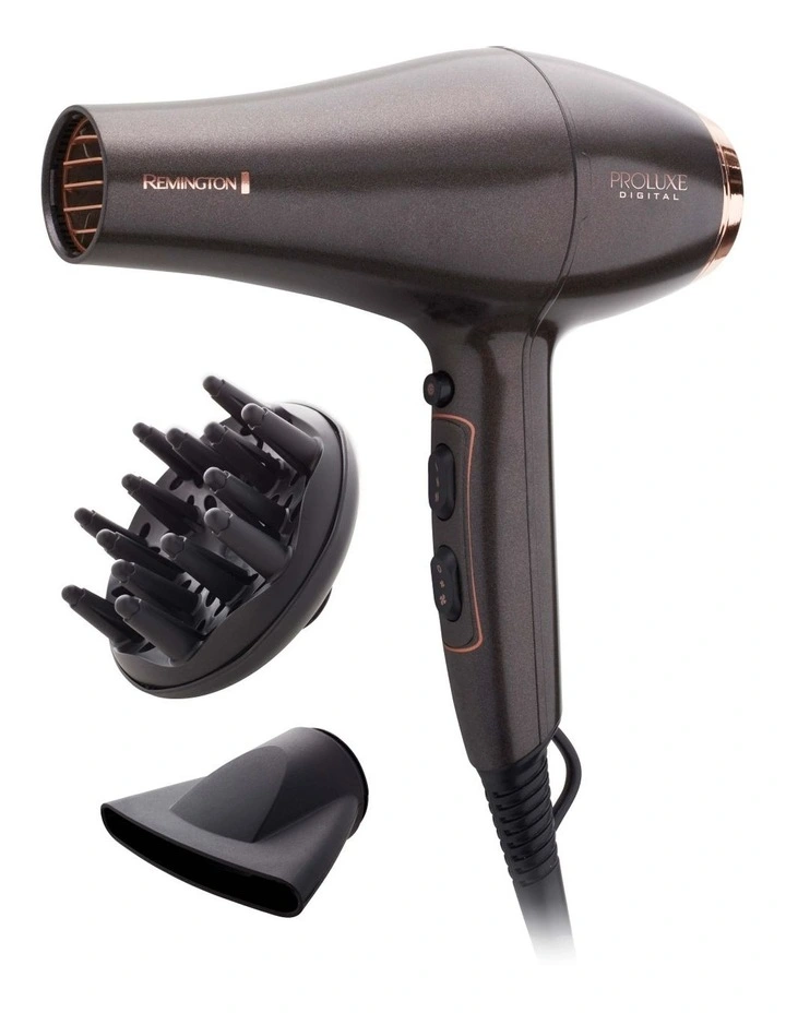 Remington Proluxe Digital Hair Dryer Black/Rose Gold BD7000AU 4 Remington Proluxe Digital Hair Dryer Black/Rose Gold BD7000AU - Image 2