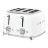 Smeg 50's Style 4 Slice Toaster White TSF03WHAU