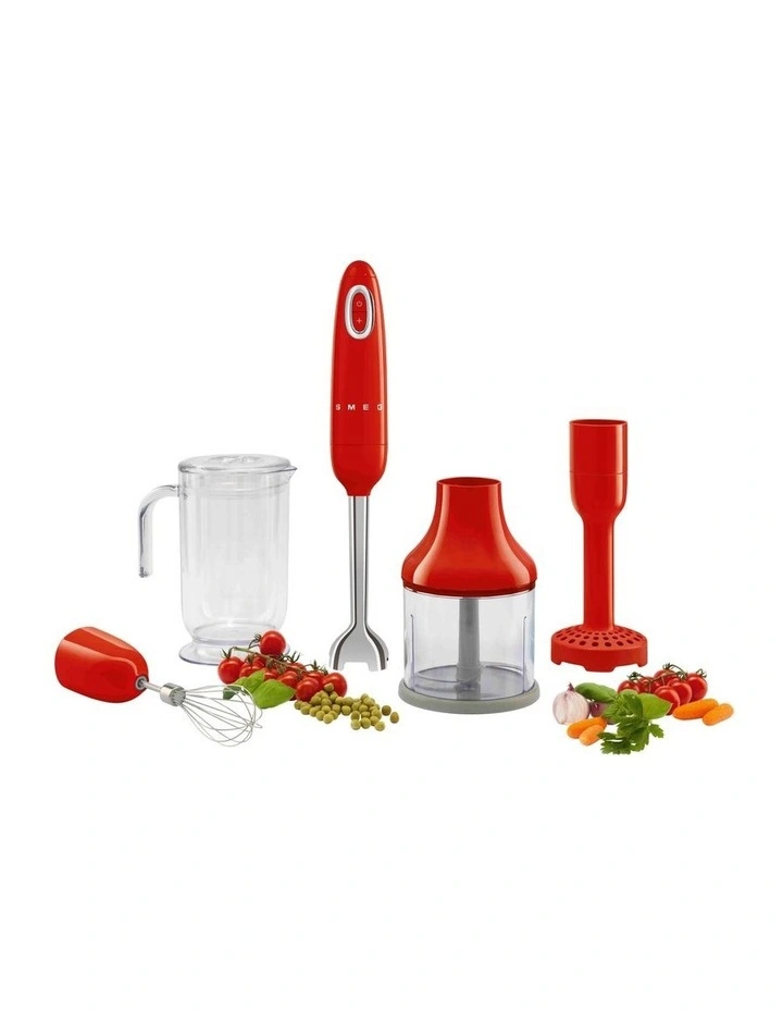 Smeg 50's Style Hand Blender Red HBF02RDAU 4 Smeg 50's Style Hand Blender Red HBF02RDAU - Image 2