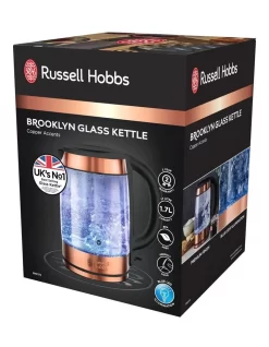 Russell Hobbs Brooklyn Glass/Copper Kettle RHK172 13 Russell Hobbs Brooklyn Glass/Copper Kettle RHK172 -Household Items Shop 778602700 6 720x928