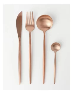Spencer 16pc Cutlery Set Rose Gold