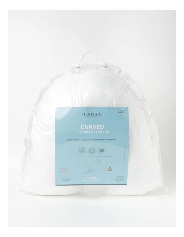 Heritage Firm Support Curved Pillow 3 Heritage Firm Support Curved Pillow