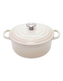 Le Creuset Signature Round Casserole 24cm Meringue