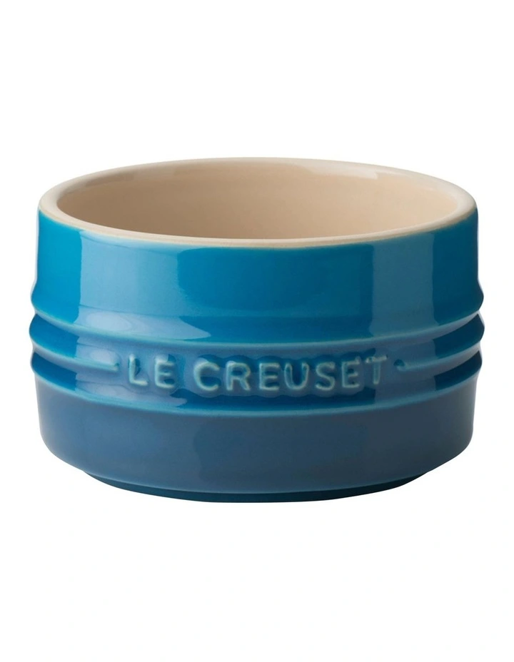 Le Creuset Stackable Ramekin Marseille Blue 3 Le Creuset Stackable Ramekin Marseille Blue