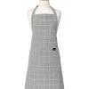 Eco Check Apron Grey -Household Items Shop 782240410 1 720x928